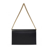 YSL, черная универсальная кожаная металлическая цепь на одно плечо, сумка через плечо, с печатью вашего логотипа