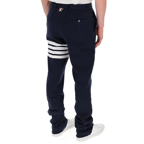 Thom Browne /Том Браун Мужские синие хлопковые повседневные брюки MTU187A-00535-415