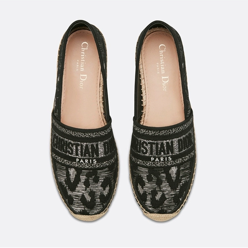 Dior/Dio Black Women's Fisherman Shoes New Style Комфортный ленивый люди дышащие одиночные туфли