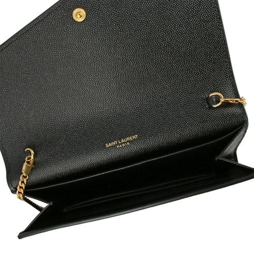 YSL/圣罗兰 Классическая модная металлическая сумка на одно плечо, цепь, городской стиль, с печатью вашего логотипа, на цепочке