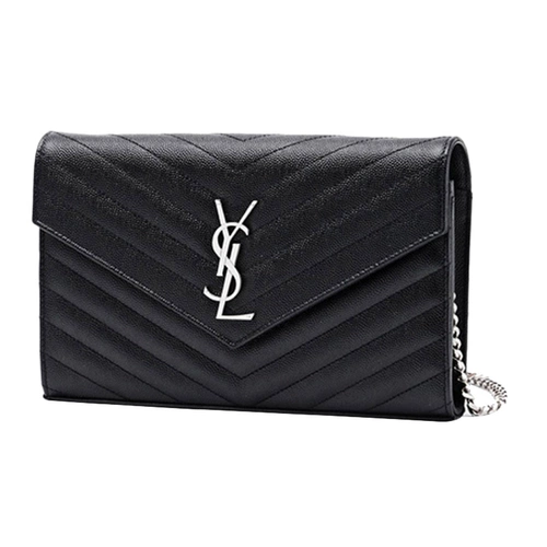 YSL/圣罗兰 Черная модная сумка на одно плечо на цепочке