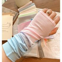 Internet celebritys same gradient color sun protection sleeves for summer outdoor cycling womens anti-UV ice sleeves arm sleeves ice silk hand sleeves
