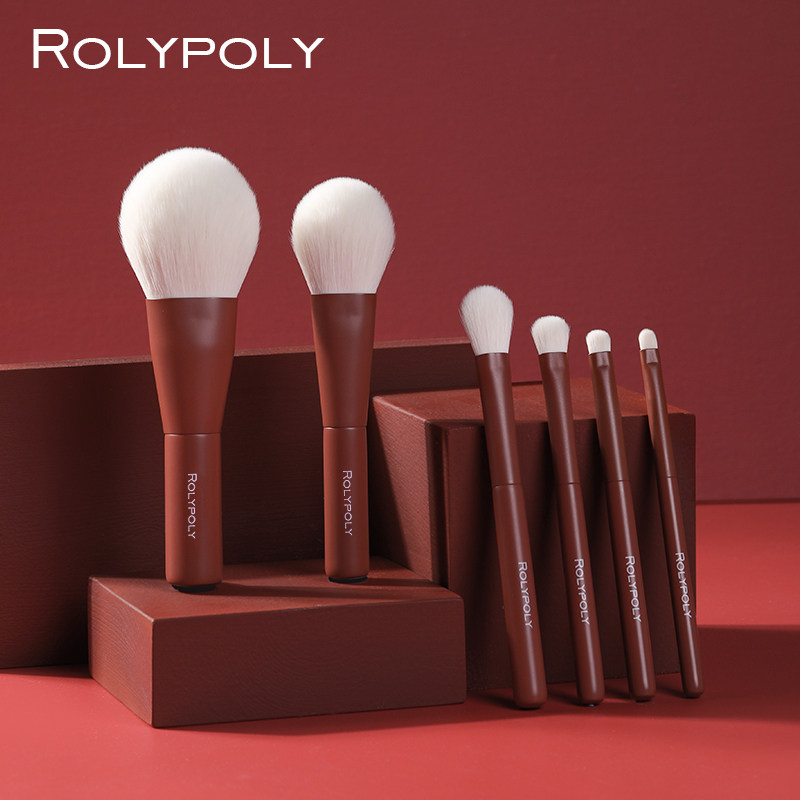 Mini-makeup brush suit super soft beginner set brush eyebrush brush and makeup full set of giant soft portable brush