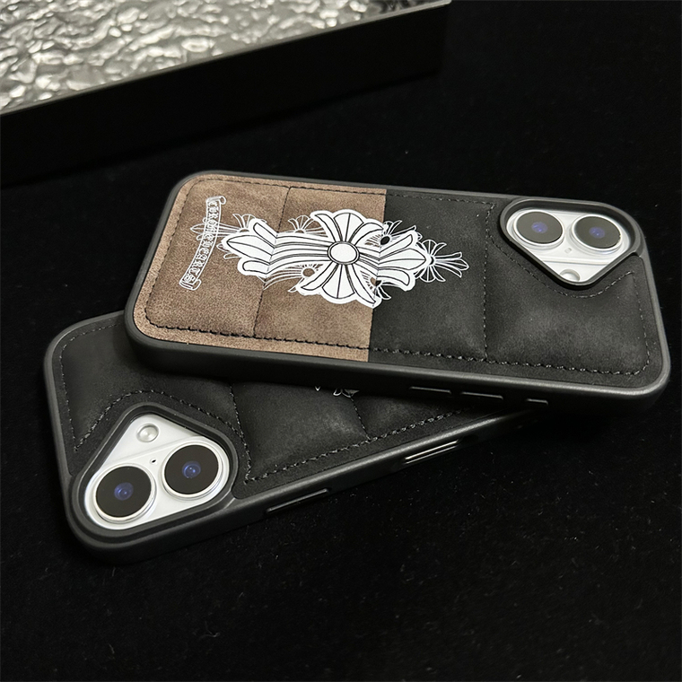 Chrome Hearts Puffy Quilted Cross iPhone Case
