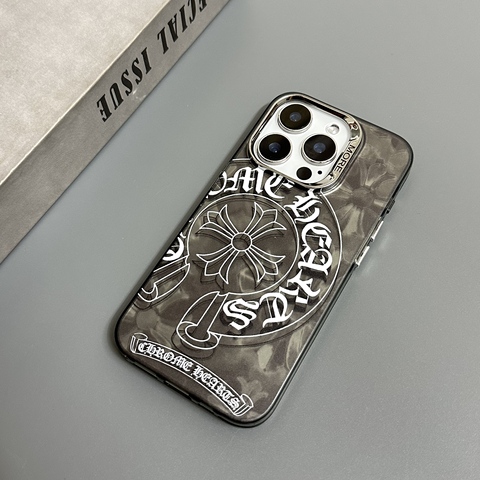 Chrome Hearts Flower Pro/Plus/Max/Air – 17, 16, 15, 14, 13 iPhone Case