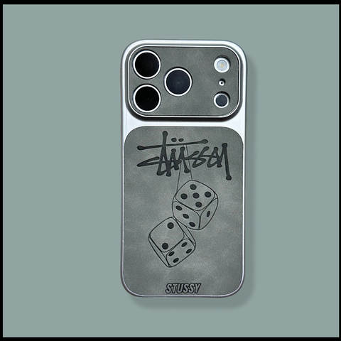 Stüssy Dice & Script Logo iPhone Case