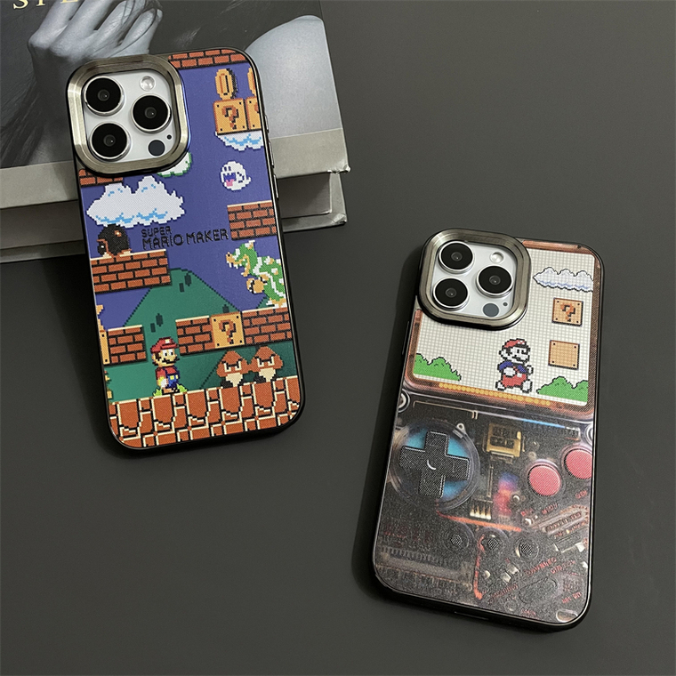 Super Mario Nintendo Electroplated 15, 14, 13, 12, 11 iPhone Case