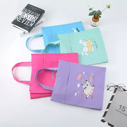 Льняная сумка, художественный портфель для папок, вместительная и большая сумка для хранения с молнией