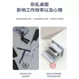 Deli PB100 Настольный файловый шкаф 5 -Layer Пластиковый ящик Прозрачный A4 Классификация данных и сортировка хранения