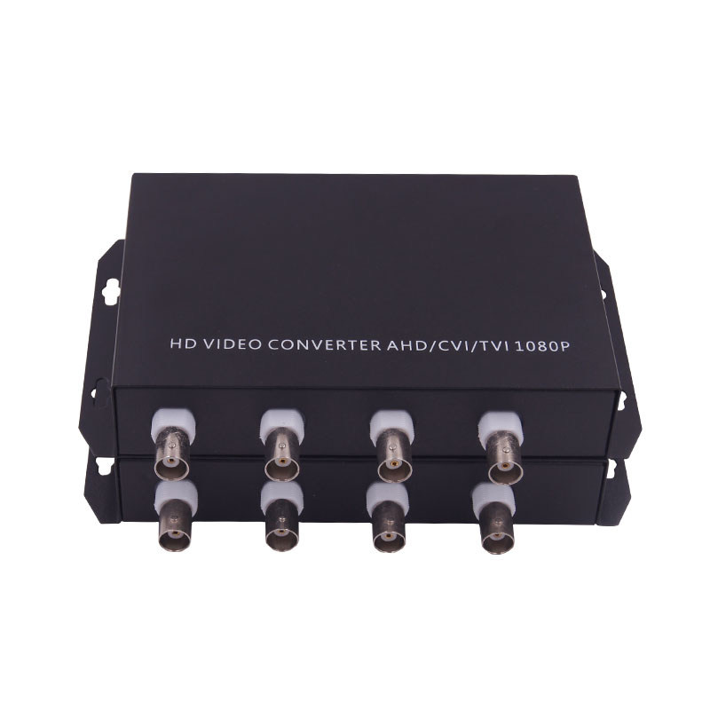 hongter 1-way 2-way 4-way 8-way 16-way CVI TVI AHD coaxial high-definition 1080P 200W optical transmitter and receiver with 1-way reverse 485 data