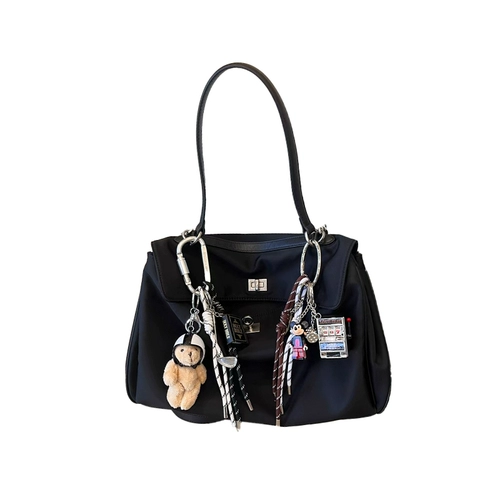 Нейлоновая универсальная вместительная и большая сумка через плечо, сумка подмышку, сумка на одно плечо, премиум класс