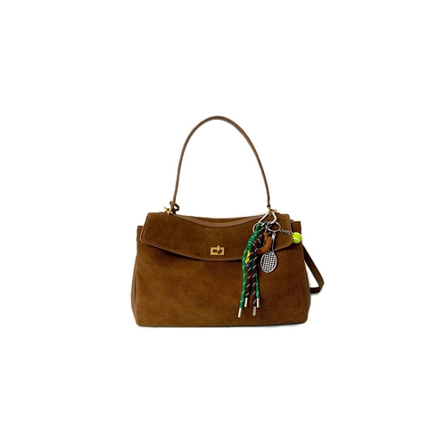 Ретро сумка через плечо, универсальная вместительная и большая сумка подмышку, сумка на одно плечо, изысканный стиль, из натуральной кожи