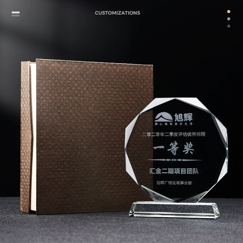 Crystal Trophy настроен на создание выдающихся медалей чемпионов для сотрудников, творческий дилер -дилер с творческим франшизом