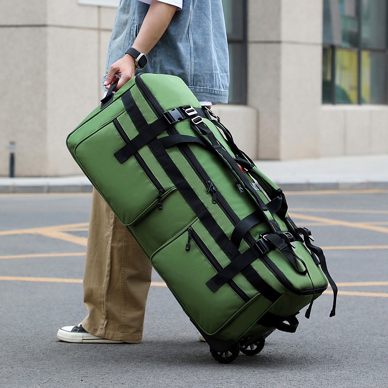 Tow Bag, Backpack, Outdoor Camping Storage Bag, Foldable Large-Capacity Suitcase, Travel Bag, Portable Handbag