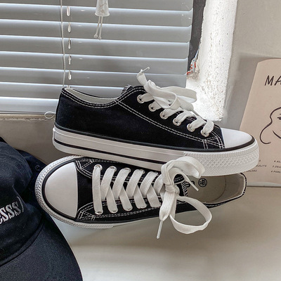 帆布鞋女鞋2021夏季新款防臭透气耐磨