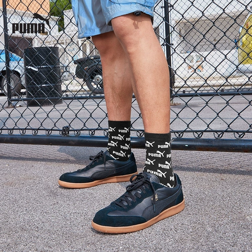 Puma, комфортные трендовые спортивные носки подходит для мужчин и женщин для влюбленных