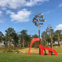 Wind sculpture Large amusement equipment Scenic beauty Chen ornaments Dynamic outdoor city installation Sculpture factory customization