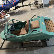 Electric kart potato boat motorboat electric surfboard one-piece aluminum alloy hull and cabin