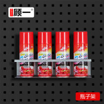 Tool adhesive hook bottle rack tool hanging plate rack round bottle shelf hardware tool rack finishing frame hole board adhesive hook