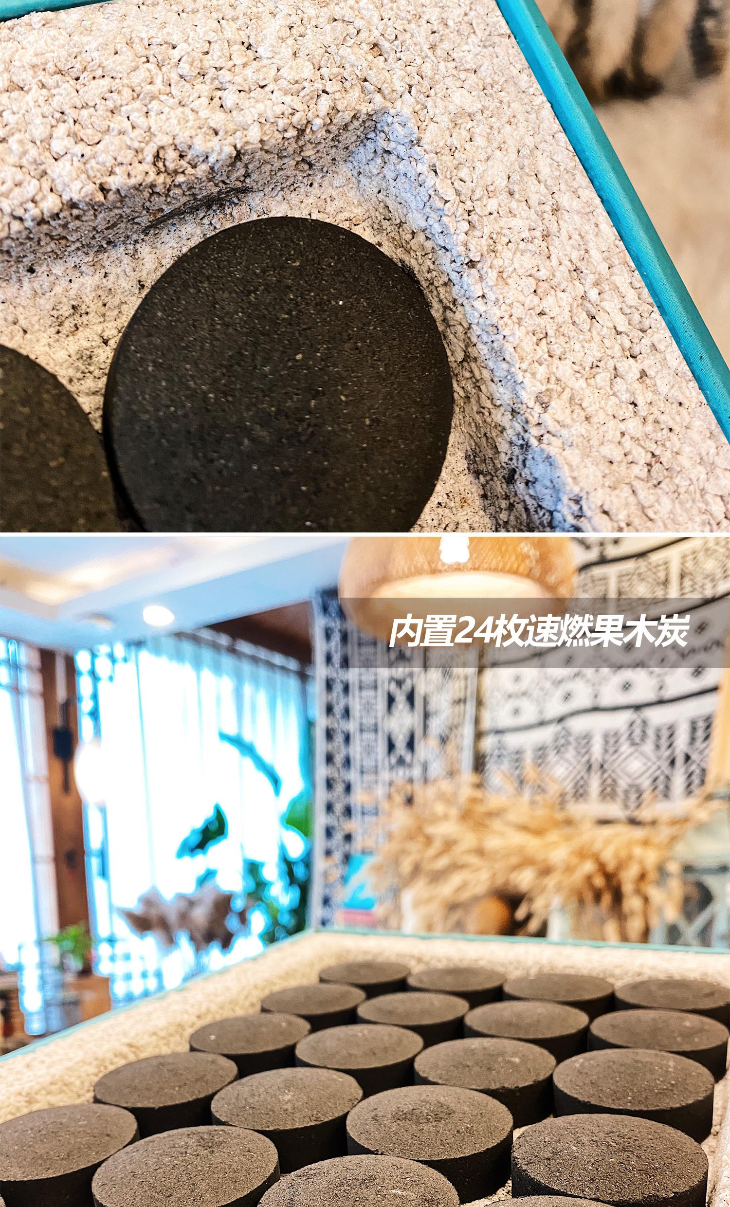 阿丢自烤 便携一次性户外烧烤炉 速燃木炭 无明火 可持续90分钟以上 图12