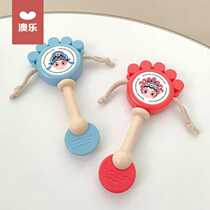 Australian VSL music rattle baby chewing hand grip can train newborn baby hand shaking educational childrens wave drum