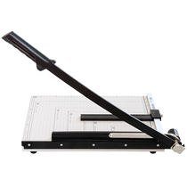 得力裁纸刀切纸机a4办公用纸张照片相片裁纸器a3手动小型闸刀办公室专用切割裁剪神器钢制切割器大号切纸器