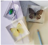 Прозрачная эпоксидная смола ручной работы, янтарный образец, силиконовая форма