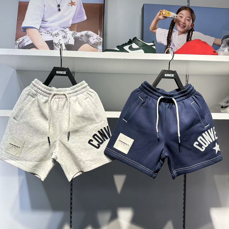 Converse Children's Clothing 26-Year-Old Boys and Girls Sports Shorts Summer Pants Five-Quarter Pants Model Cv2622500