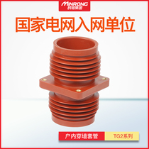 Minrong 10KV indoor wall-piercing casing TG2-10Q 180 10KV indoor epoxy resin through-wall casing