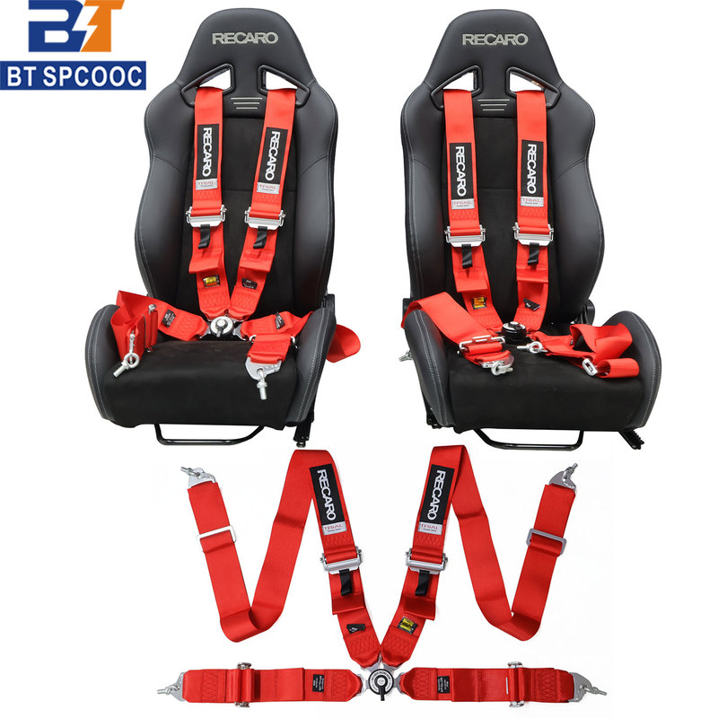 New Recaro Car Modified Bucket Seat 3inch Four/Five/Six-Point Racing Quick-Release Seat Belt with Fia Certification