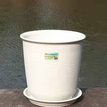 Green dill plastic king-size Nordic style flower pot succulents creative balcony round anti-ceramic small flower pot