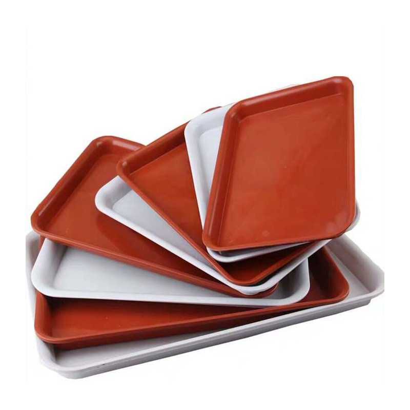 Plastic Flower Pot Nursery Dish Oblong Thickened Water Pan Undertrust Flowers Green Plant Enlarged Nursery Base