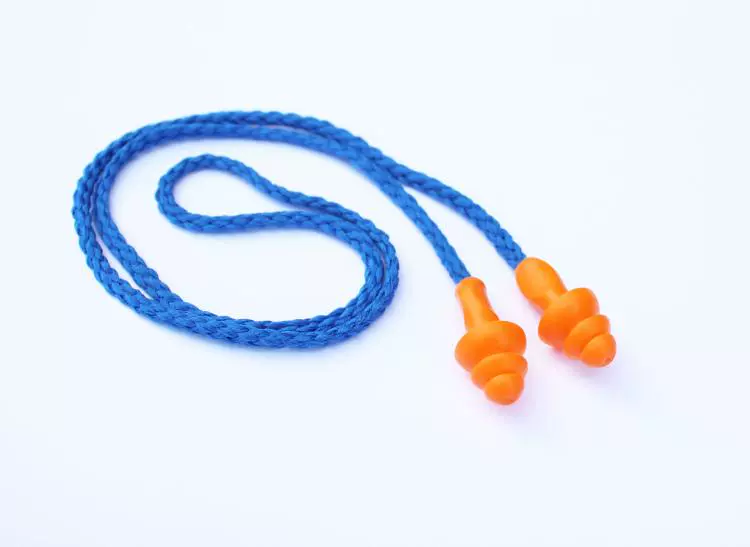 Nút tai dây buộc nút tai siêu cách âm silicone bảo vệ nút tai chống ồn dây đai giảm tiếng ồn học ngủ bơi nút chống ồn