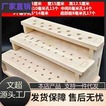 Hairpin display stand window display stand handmade leather goods rack leather storage jewelry rack commercial engraving box box storage