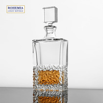 BOHEMIA Czech import Crystal Nickelete Eurostyle light lavish wine bottle decanter wine with a gift