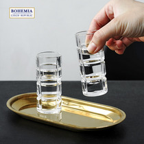 Czech Imported Crystal Glass Times Square White Wine Goblet of the Goblet Cup Mouth cup Home Jane About Modern