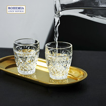 Czech Imports Classic CRYSTAL GLASS WHITE WINE GLASS SPIRITS CUP MOUTHGUARD CUP THATCH CUP HOME LIGHT LAVISH HIGH GEAR