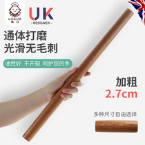 Luguo Wu sandalwood rolling pin solid wood household large length dry noodle stick Press stick baking dumpling skin artifact