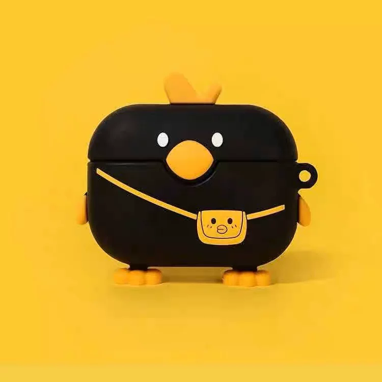 B.Duck, Apple, бренд милые совместимые наушники, беспроводной силиконовый защитный чехол