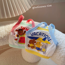 Dog Clothes, Camisole, T-Shirt, Pet Clothing, Teddy, Bichon, Pomeranian, Small Puppies, Cats, Cute ins Korea