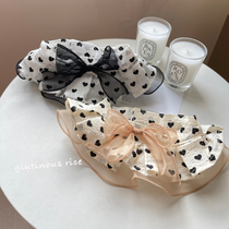 Dog bib pet cat bow love gauze bib cute accessories princess style ragdoll cat saliva towel