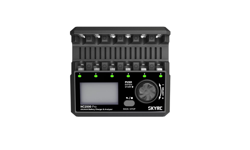 Skyrc Nc2500Pro Charger Aa/Aaa Nimh Nicd Mixed Charging with Motor Break-In Cable Skyrc Nc2500Pro Charger Aa/Aaa Nimh Nicd Mixed Charging with Motor Break-In Cable