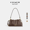 [New Year's Gift] COACH Outlet Women's Ruched Cow Leather Faye26 Shoulder Bag Crossbody Bag