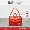 [New Year's Gift] Coachtopia/Coach City Loop Wavy Quilted Tote Bag Red