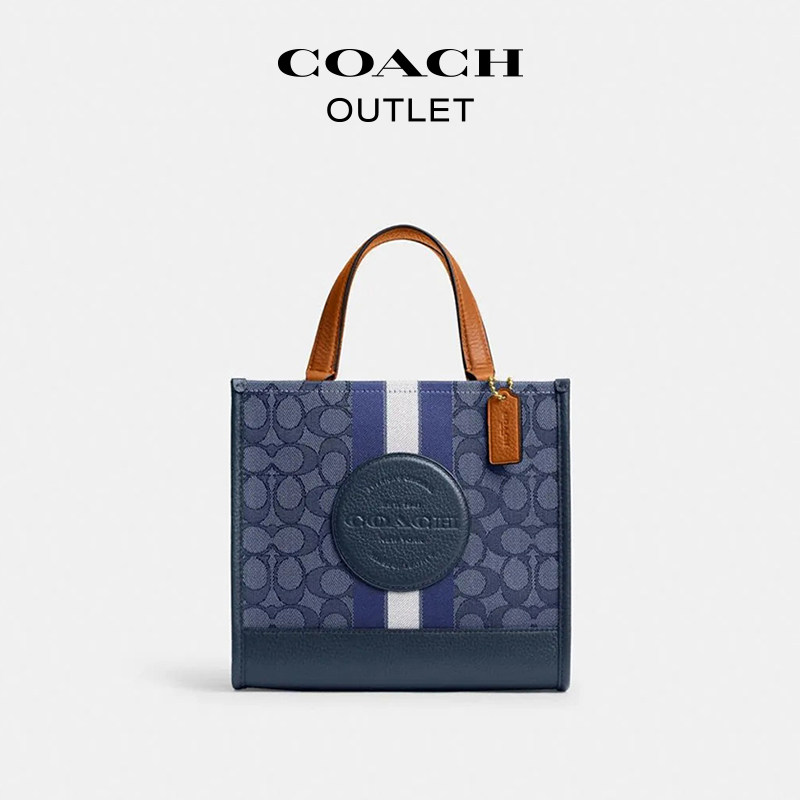 [New Year's Gift] COACH Outlet Women's Coach Patchwork Dempsey No. 22 Tote Bag