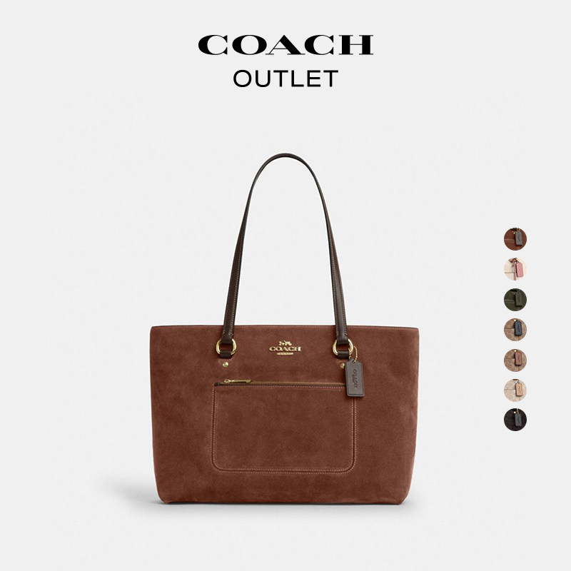 [New Year's Gift] COACH Outlet Women's Presbyopic Station Tote Bag Handbag Shoulder Bag
