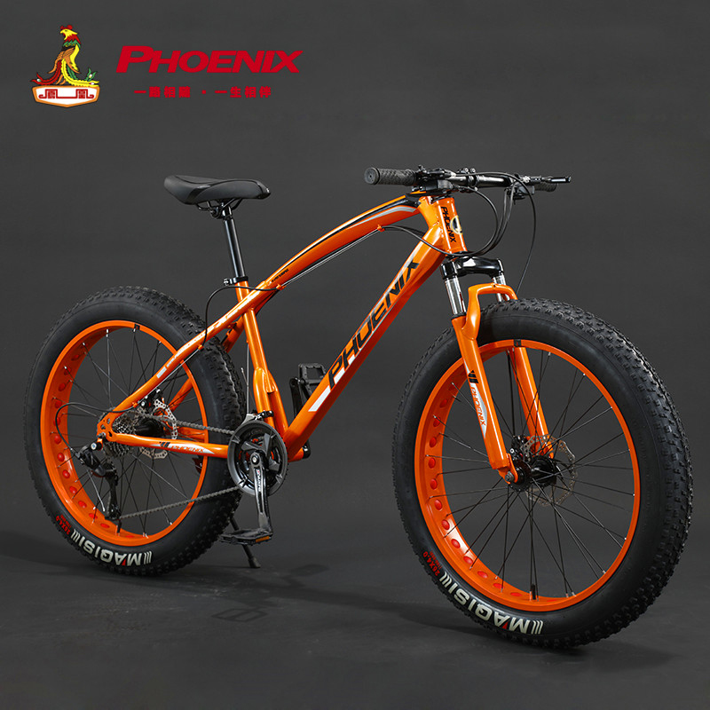 Phoenix Snowmobilebike Cross-country Beach Bike Climbing Bike 4 0 Large wide tire damping for men and women