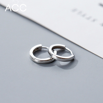 ACC ear nail 925 pure silver female size circle ear buckle minimalist small crowd earrings 2022 New wave small crowdwear