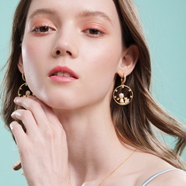 LIANDUO Love Duo B612 Planet Little Prince Earrings Female 925 Tremella Ring Earrings