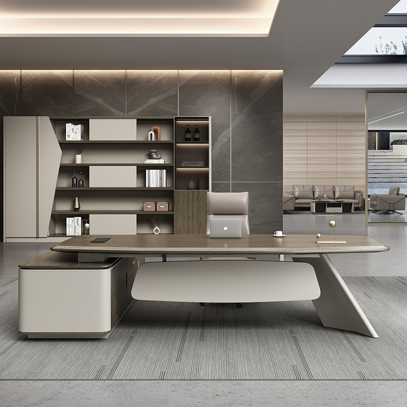 Boss Desk Simply Modern Atmospheric Ballroom President Office Desk & Chair combination light luxury high-end furniture